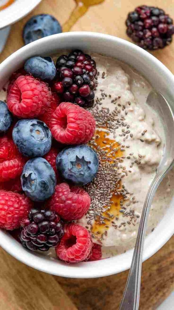 Oats with Fresh Fruits