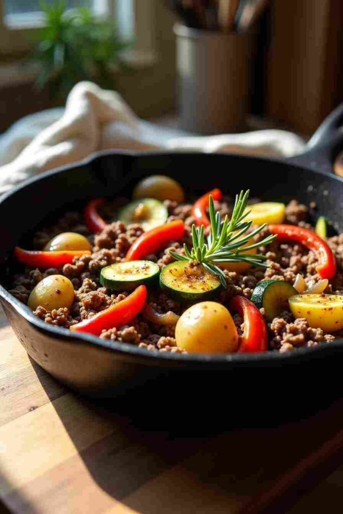 Beef & Veggie Skillet