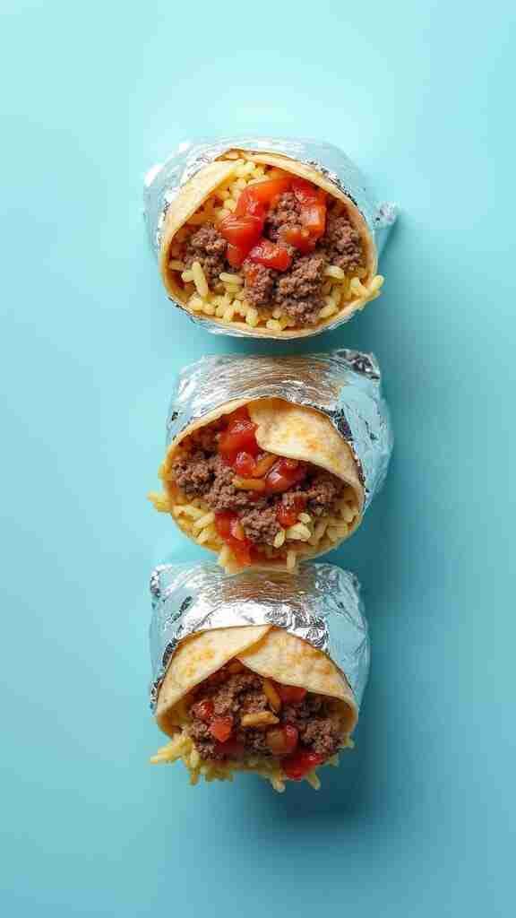 Freezer-Friendly Beef Burritos